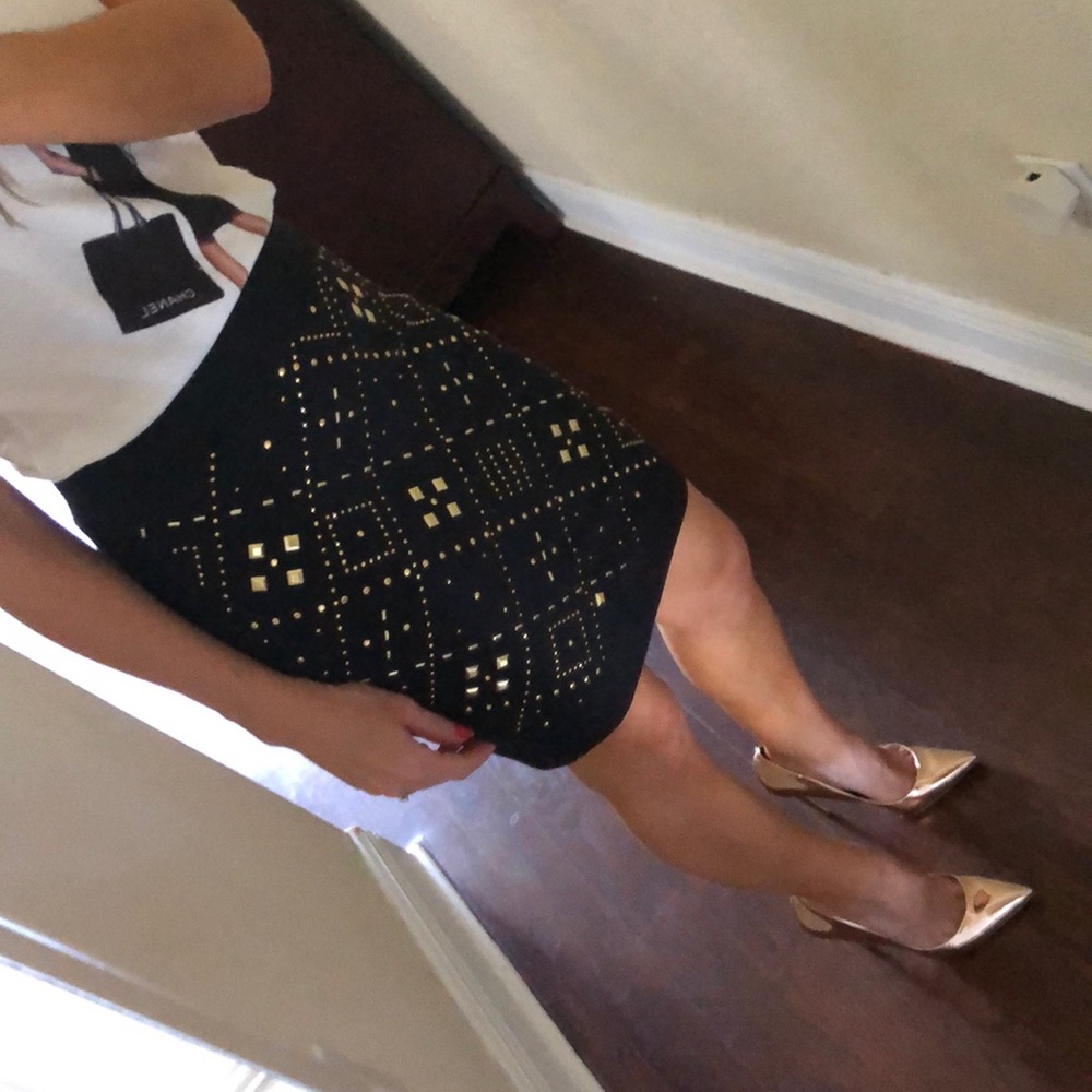 Bebe embellished skirt